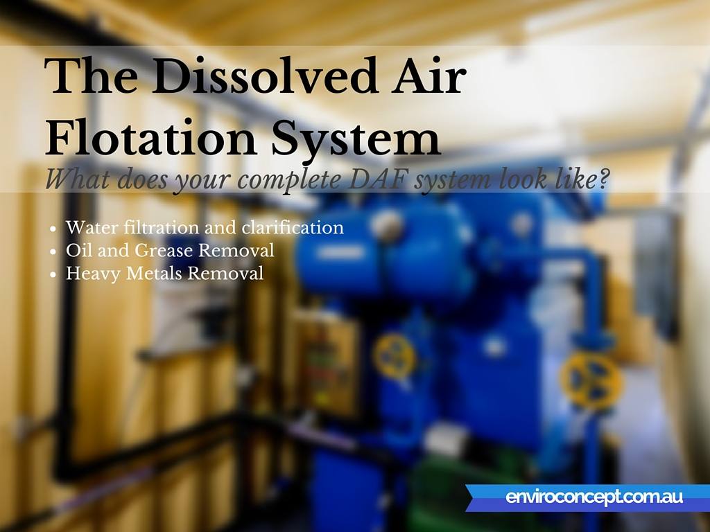 Dissolved Air Flotation, water filtration
