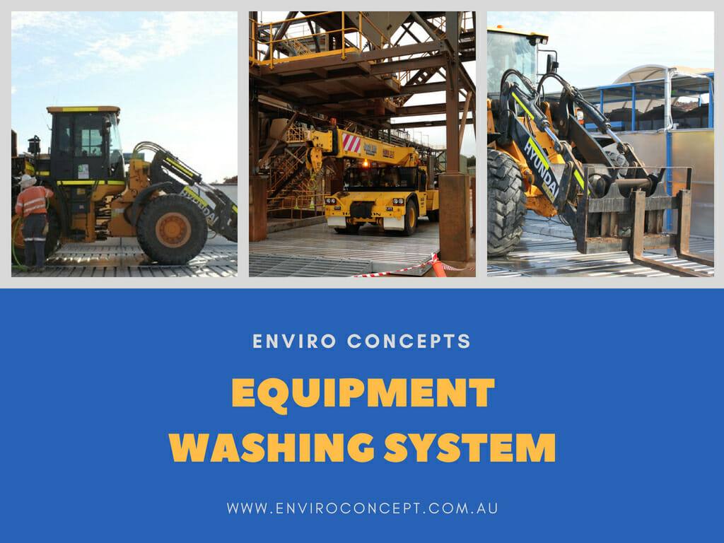 Equipment washing system, enviro concepts