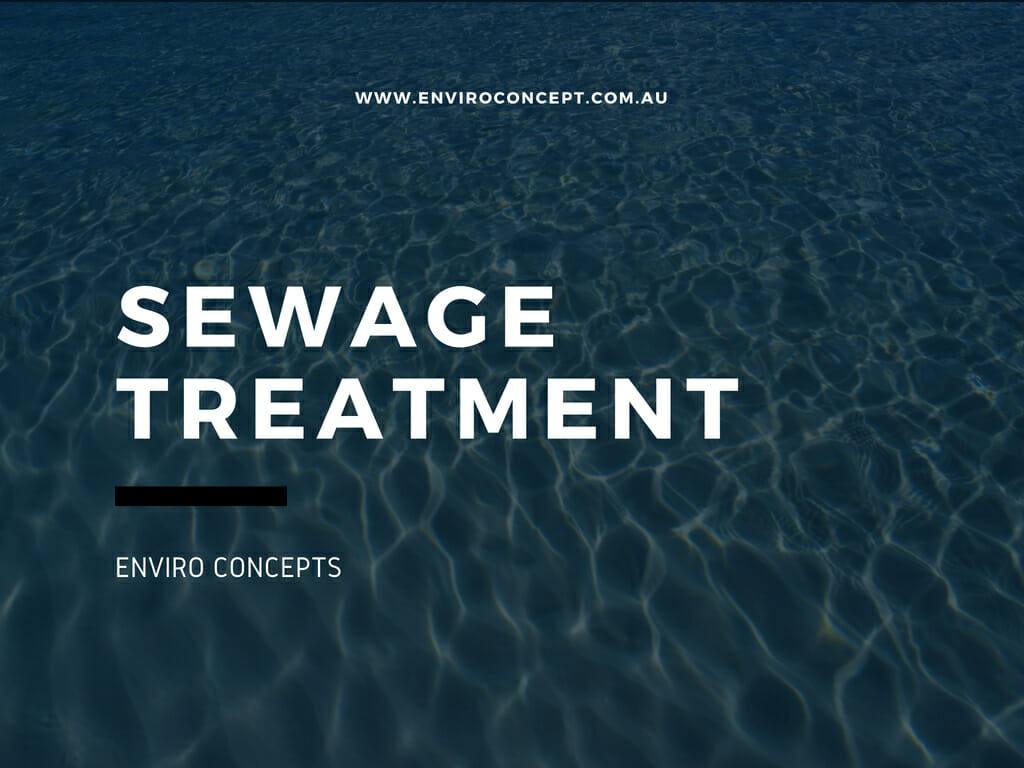 sewage treatment
